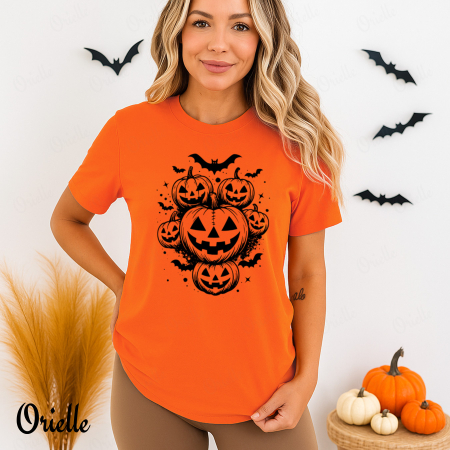Halloween - Tricou Relaxed Fit Halloween Pumpkin