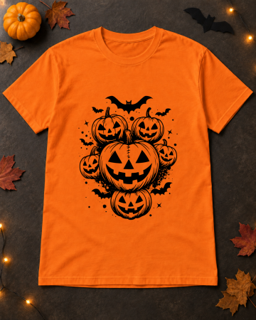 Halloween - Tricou Unisex Halloween Pumpkin