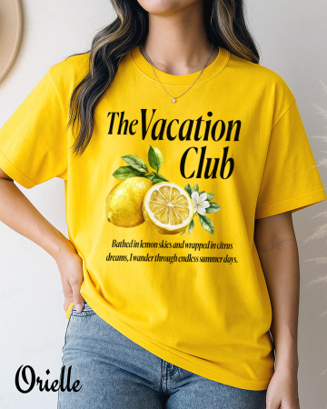 Vacanta - Tricou Relaxed Fit Vacation Club