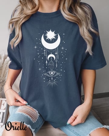 Celestial - Tricou Relaxed Fit Magic Moon