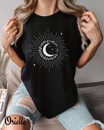 Celestial - Tricou Relaxed Fit Moon Radiance