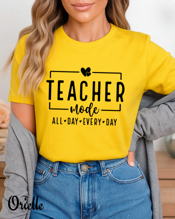 De Scoala - Tricou Relaxed Fit Teacher Everyday