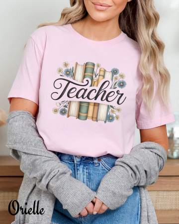 De Scoala - Tricou Relaxed Fit Delicate Teacher