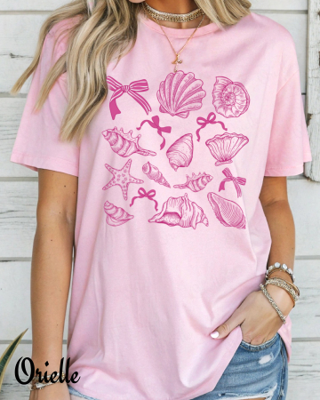 Vacanta - Tricou Relaxed Fit Girly Sheashells