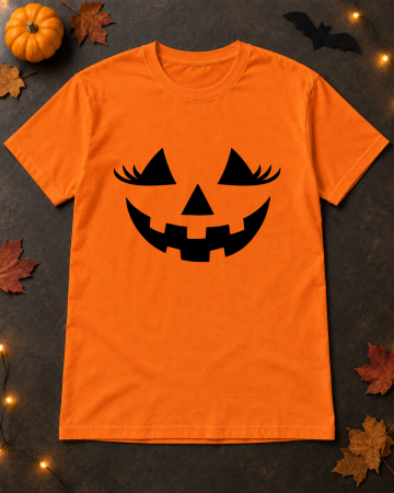 Halloween - Tricou Unisex Pumpkin Face