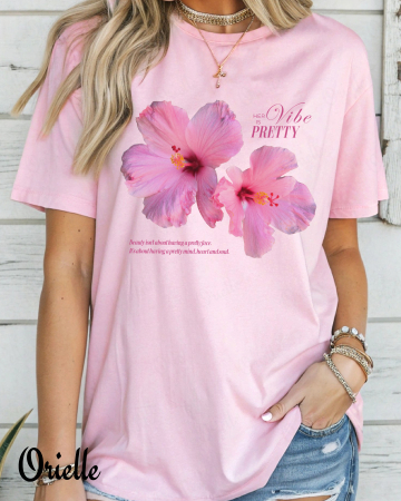 Vacanta - Tricou Relaxed Fit Pretty Vibe