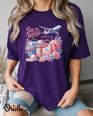 Vacanta - Tricou Relaxed Fit Travel Club