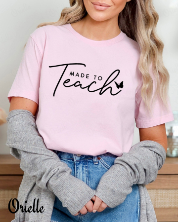 De Scoala - Tricou Relaxed Fit Simple Teach