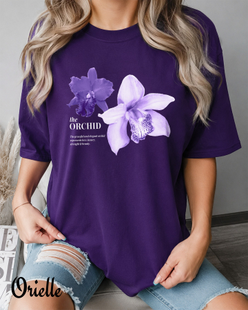 Vacanta - Tricou Relaxed Fit The Orchid