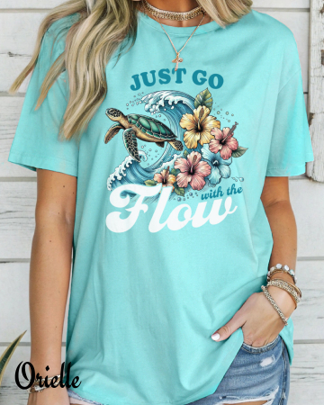 Vacanta - Tricou Relaxed Fit Go With Flow