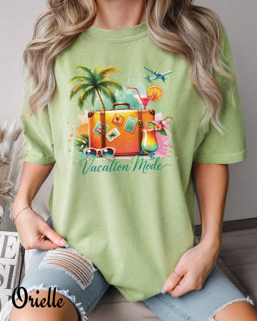 Vacanta - Tricou Relaxed Fit Vacation Mode