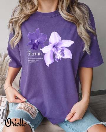Vacanta - Tricou Relaxed Fit The Orchid