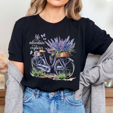 Primavara - Tricou Lavender Explorer