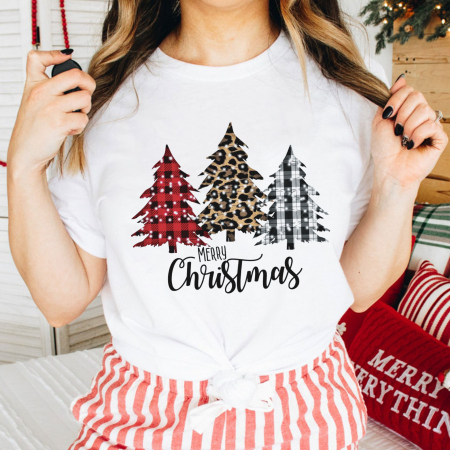 Craciun - Tricou Merry Trees
