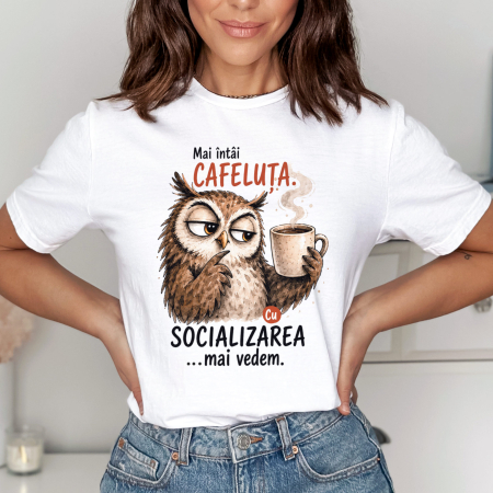 Animale - Tricou Socializarea Dupa Cafea