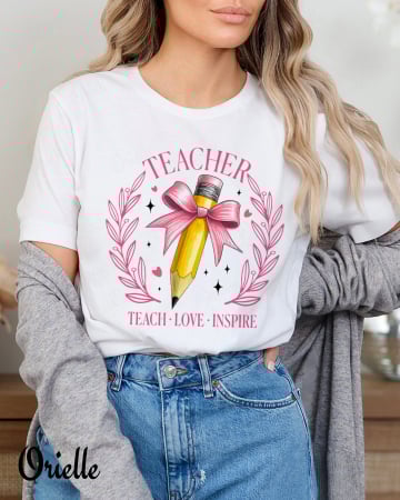 De Scoala - Tricou Teacher Love