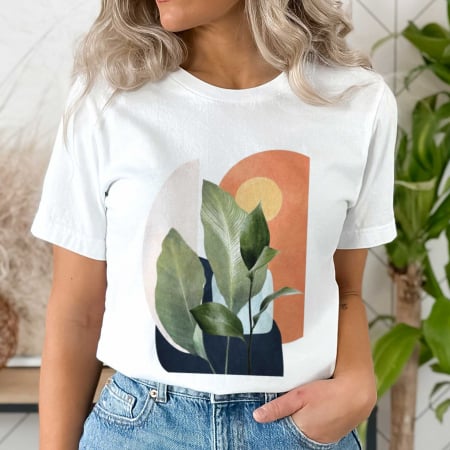 Abstract - Tricou Tropical Sunset