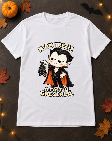 Halloween - Tricou Unisex M-am Trezit