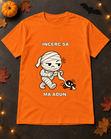 Halloween - Tricou Unisex Încerc Să Mă Adun