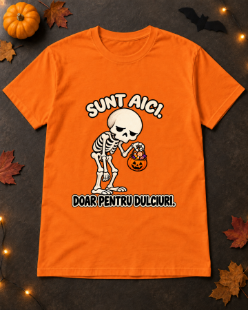 Halloween - Tricou Unisex Doar Pentru Dulciuri
