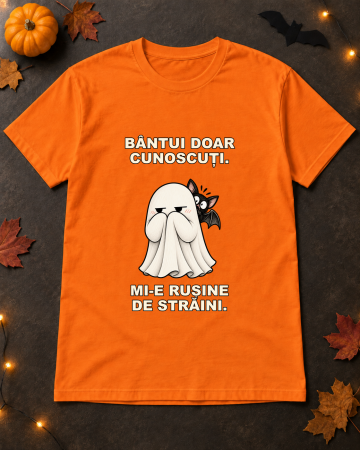 Halloween - Tricou Unisex Bântui Doar Cunoscuți