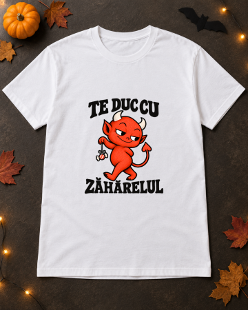 Halloween - Tricou Unisex Te Duc Cu Zăhărelul