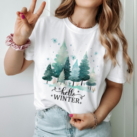 Craciun - Tricou Winter Forest