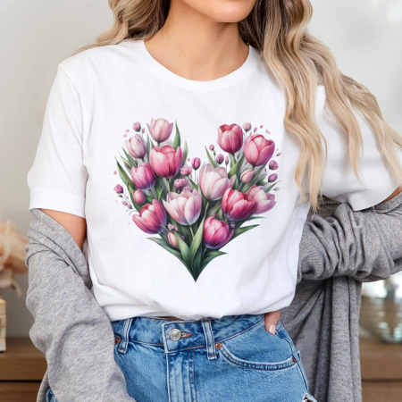 Primavara - Tricou Tulip Heart