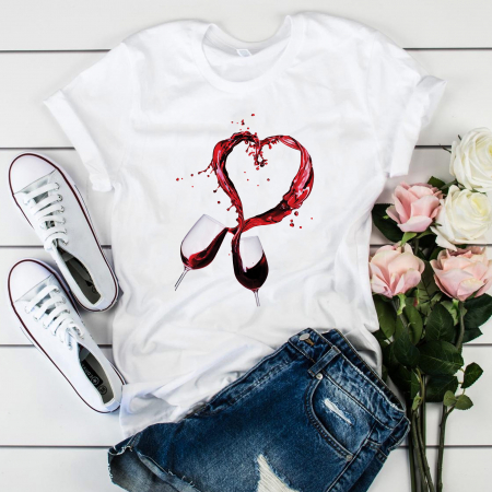 Heart - Tricou Wine Love