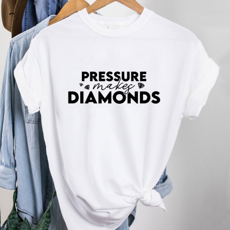 Statement - Tricouri cu Mesaj - Tricou Pressure Makes Diamonds
