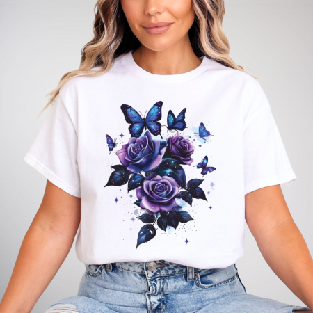 Primavara - Tricou Wings and Roses