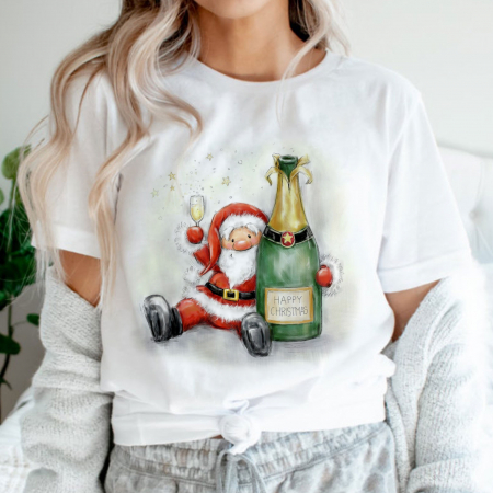 Craciun - Tricou Cheers Santa