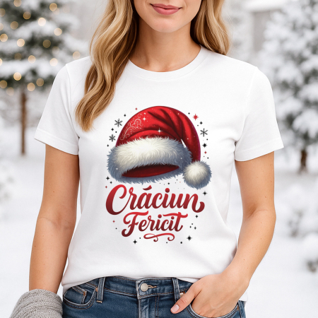 Craciun - Tricou Căciula Moșului