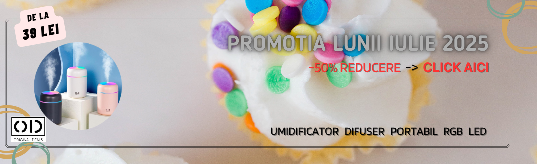 50% REDUCERE - Luna Iulie  2025