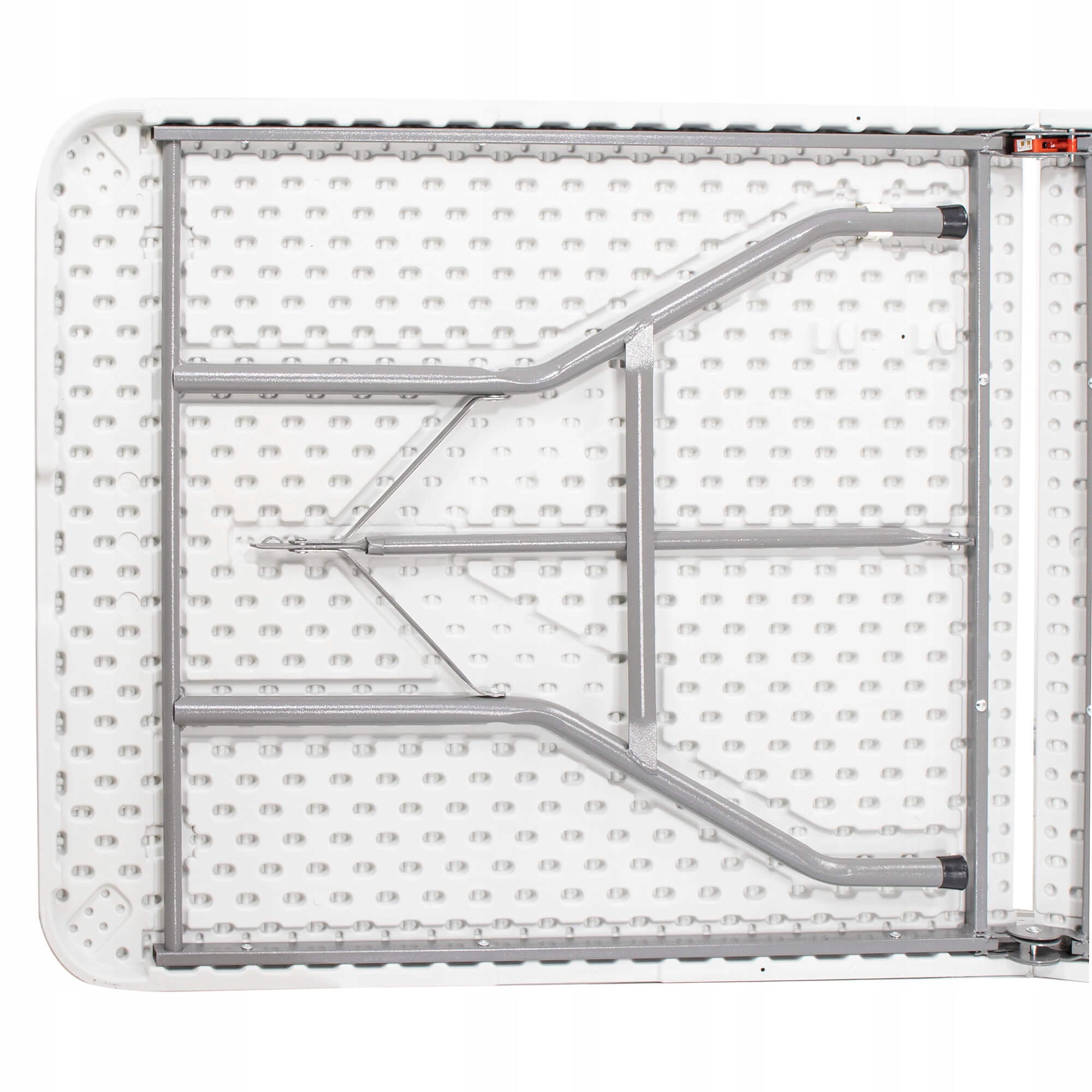 Masa dreptunghiulara pliabila multifunctionala, 240x75x74 cm, alba [6]