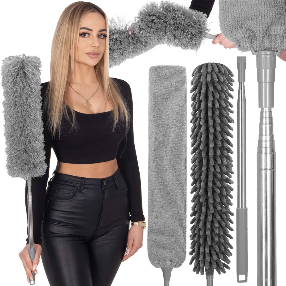 Pamatuf pentru praf cu coada telescopica pentru zone greu accesibile, 4 piese, 75-255 cm [6]