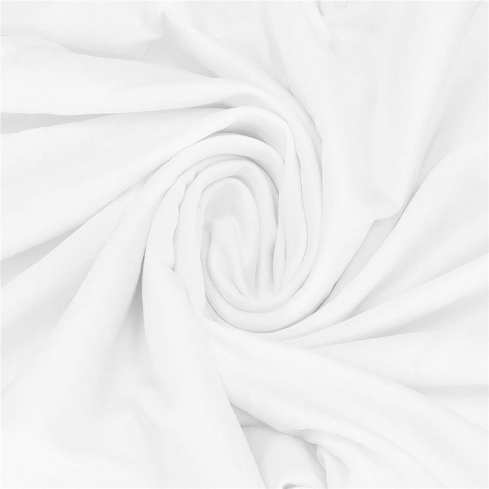 Set 4 huse pentru scaune de evenimente, marime universala, poliester si spandex, alb [5]