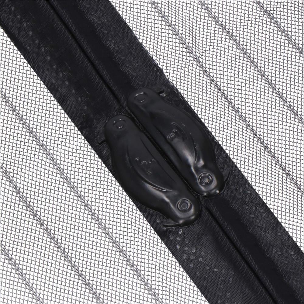 Plasa anti-insecte, cu inchidere magnetica, latime 100cm, inaltime 210cm, negru [5]