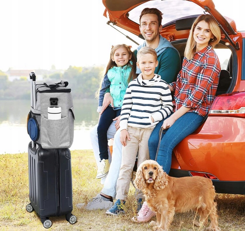 Geanta de drumetie pentru animale de companie, cu spatii de depozitare si accesorii [6]