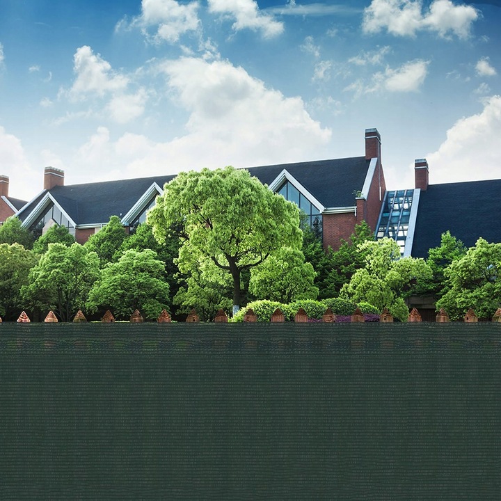 Plasa umbrire si intimitate pentru gard, 1.5m latime, 10m lungime, 185g densitate, verde [5]