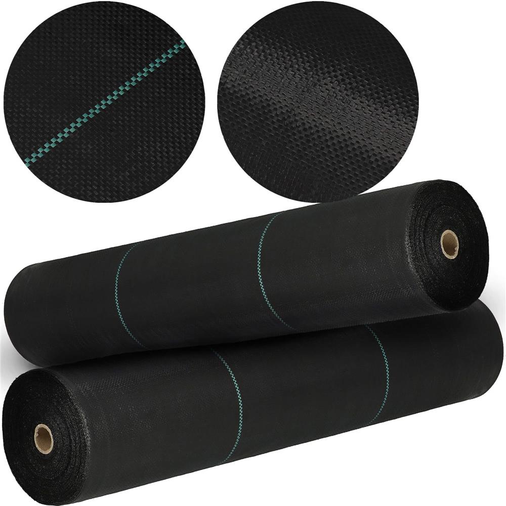 Folie agrotextil, mulcire, antiburuieni, filtru UV, 50 x 0.8metri, 90g/m2, negru [7]