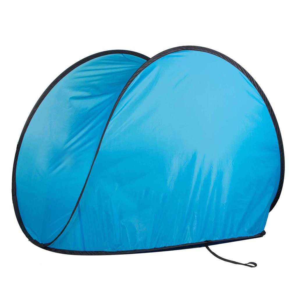 Cort plaja si picnic semi-deschis Sersimo, protectie UV, 150x120x110cm, albastru [8]