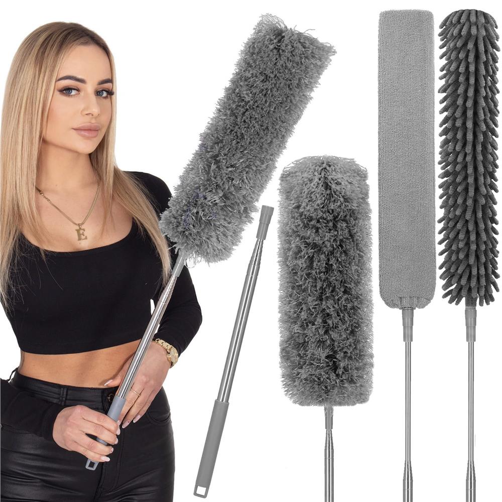 Pamatuf pentru praf cu coada telescopica pentru zone greu accesibile, 4 piese, 75-255 cm [7]