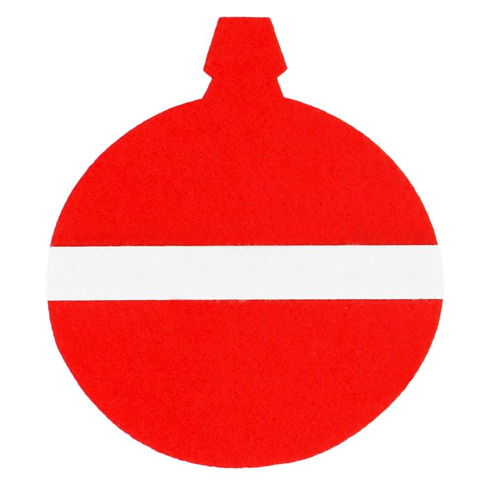 Brad de Craciun din pasla pentru copii, 115x80 cm, cu 26 decoratiuni [7]