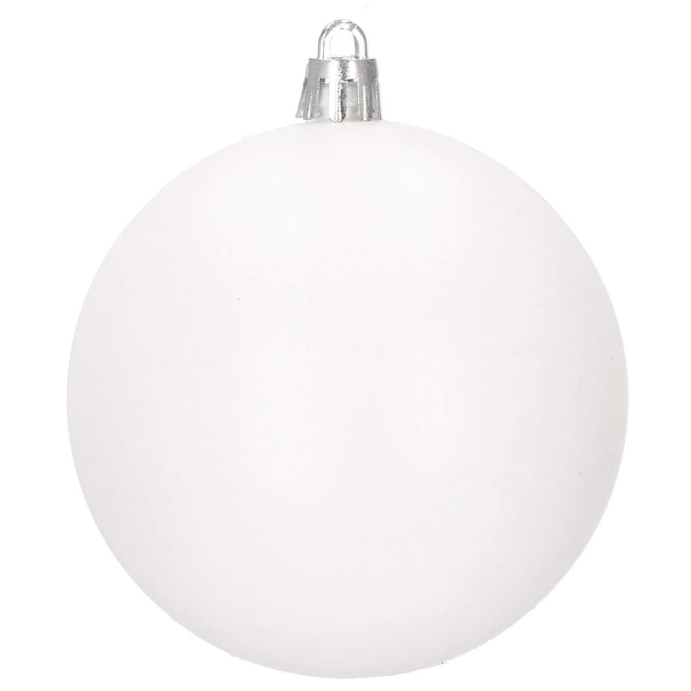Set globuri de Craciun, 30 bucati, 8cm, 6 modele, alb [7]