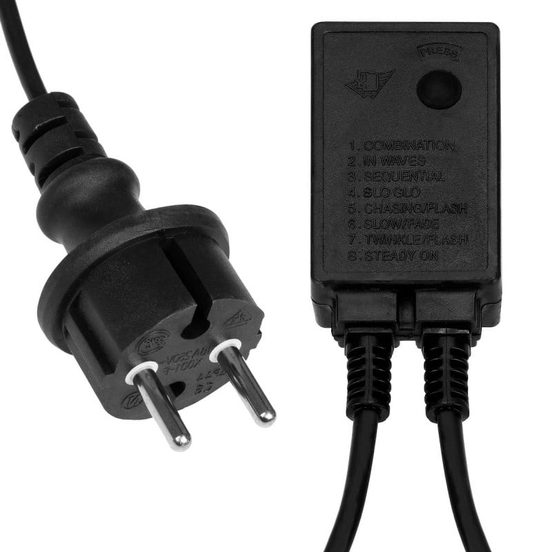 Instalatie tub furtun luminos pentru Craciun, 480 LED-uri, 20m, galben [12]