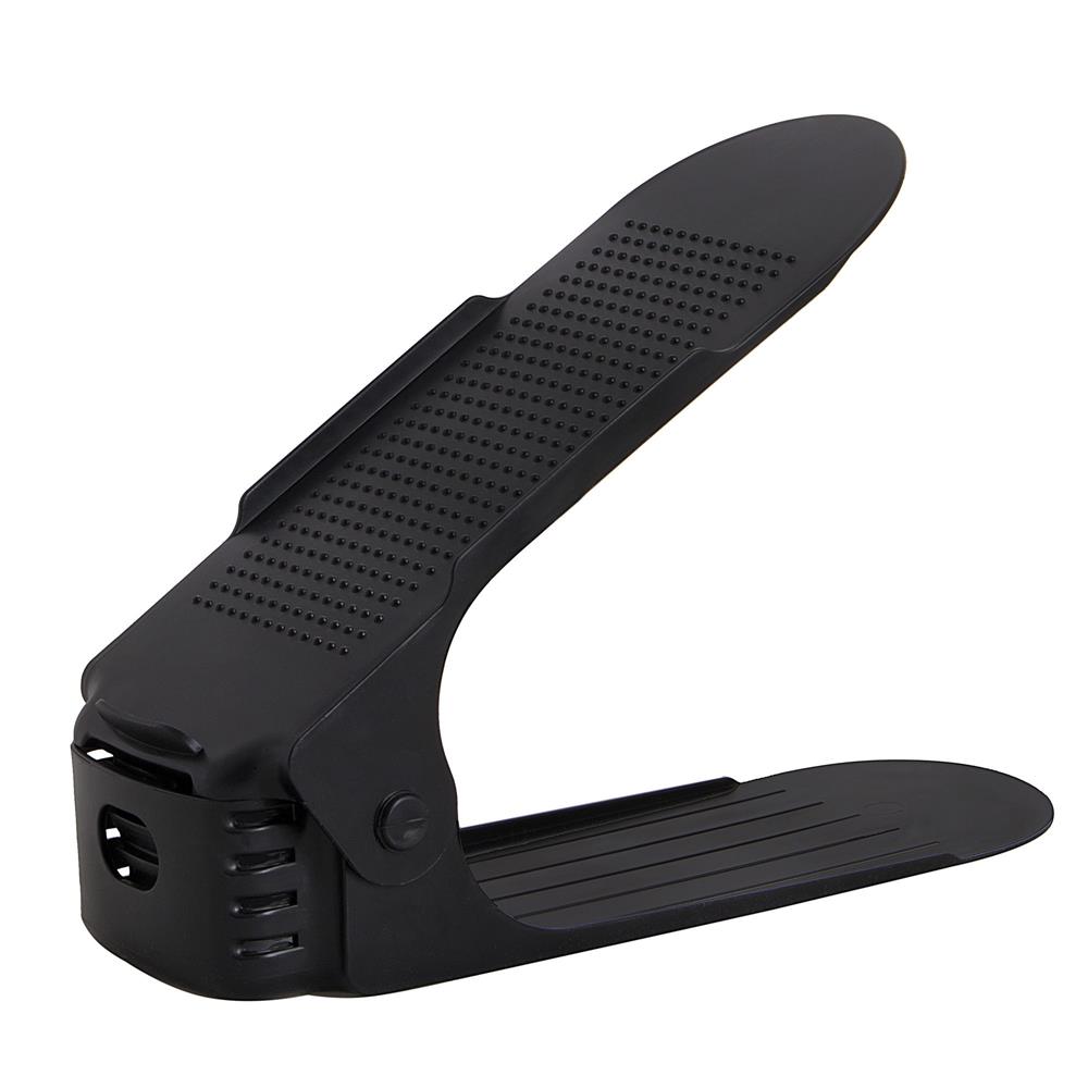 (DL) Set 10 organizatoare pentru pantofi regalabile, plastic, culoare negru [7]