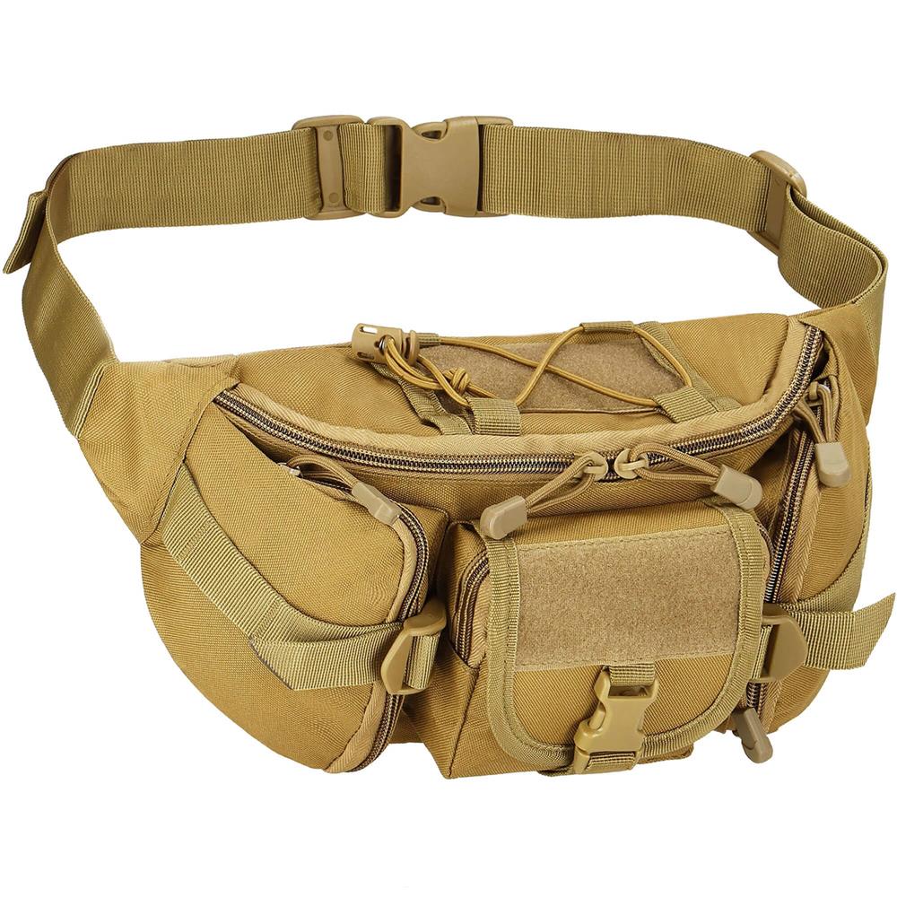 Borseta incapatoare pentru umar sau brau, impermeabila, unisex, 37x19cm, verde [7]