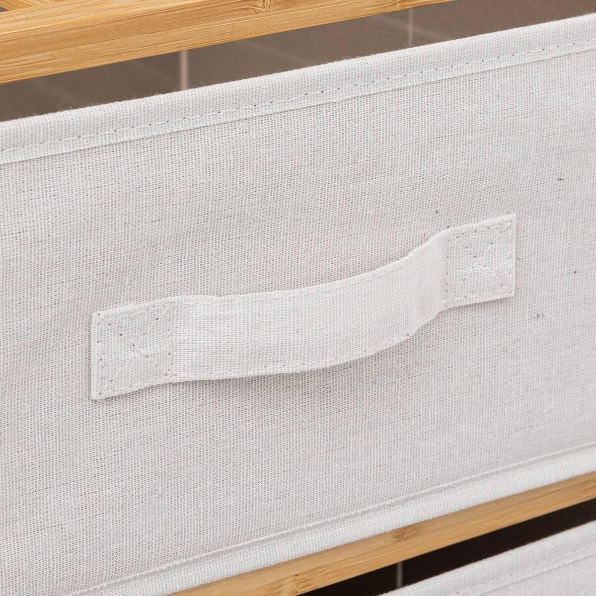 Dulap 5Five Tidy Box cu 5 rafturi, bambus, 35x33x144 cm, natur [4]