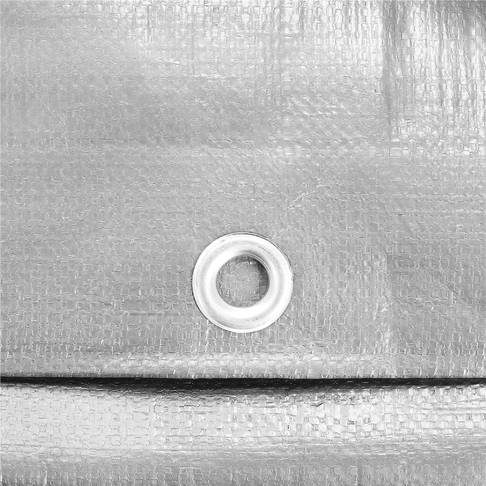 Prelata din polietilena impermeabila laminata, 210g/m2, 4x8m, gri [9]